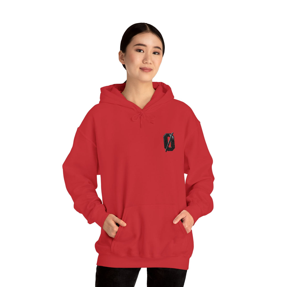 “0” Zero Unisex Heavy Blend Sweatshirt – For Those Who Give Zero F*cks
