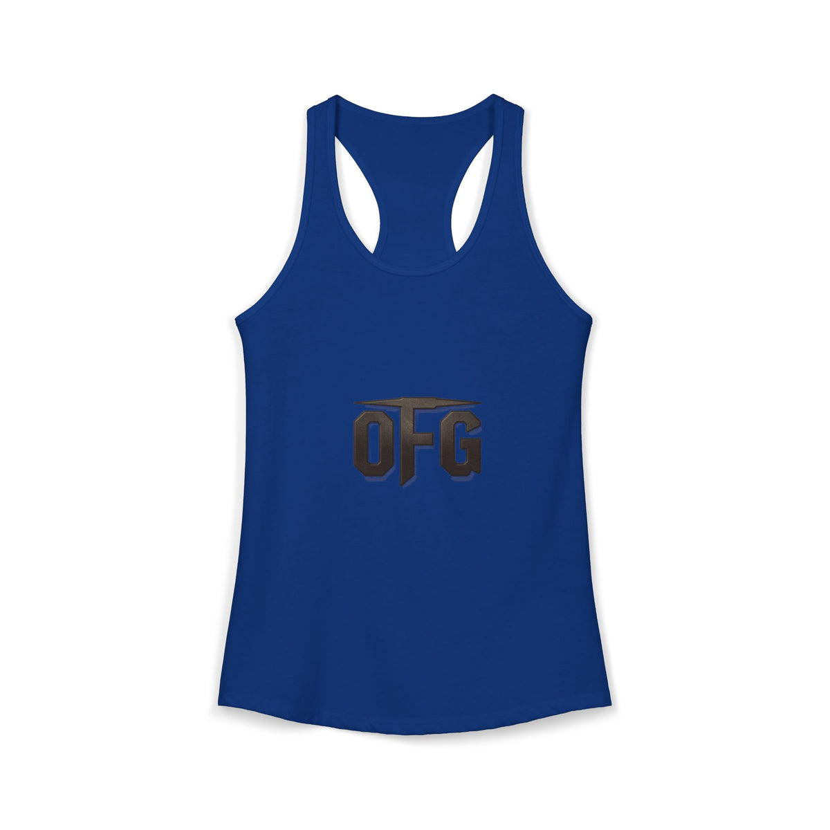 0FG Women’s Racerback Tank Top – Unapologetic Streetwear Gym Tank Zero F*cks Given Fitness Apparel