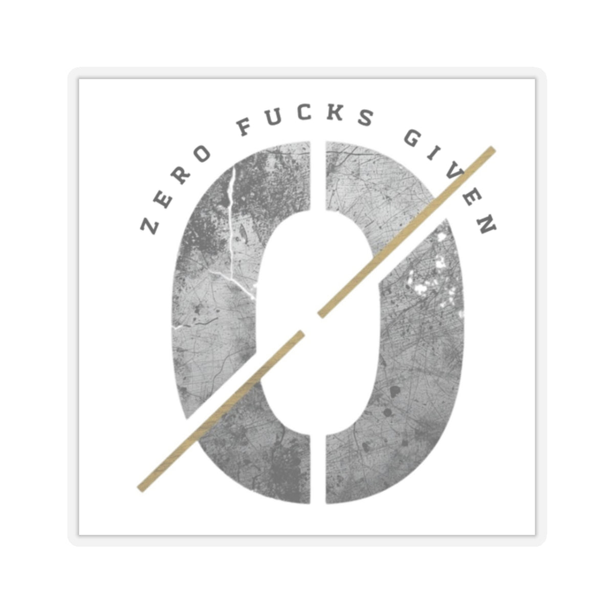 0FG “Zero F*cks Given” Decal Sticker