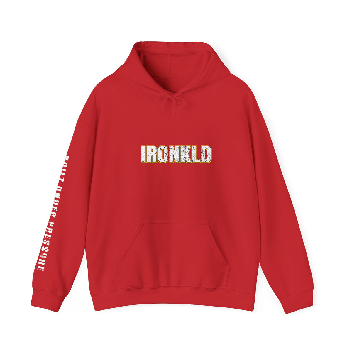 IRONKLD “Built Under Pressure” Unapologetic Streetwear Unisex Heavy Blend Hoodie