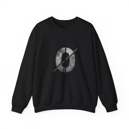 “0” Zero Unisex Heavy Blend Sweatshirt – For Those Who Give Zero F*cks - IRONKLD Unapologetic Streetwear