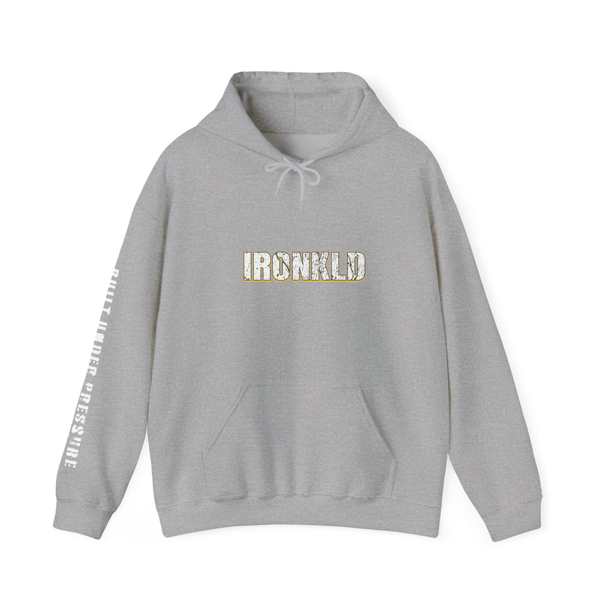 IRONKLD “Built Under Pressure” Unapologetic Streetwear Unisex Heavy Blend Hoodie