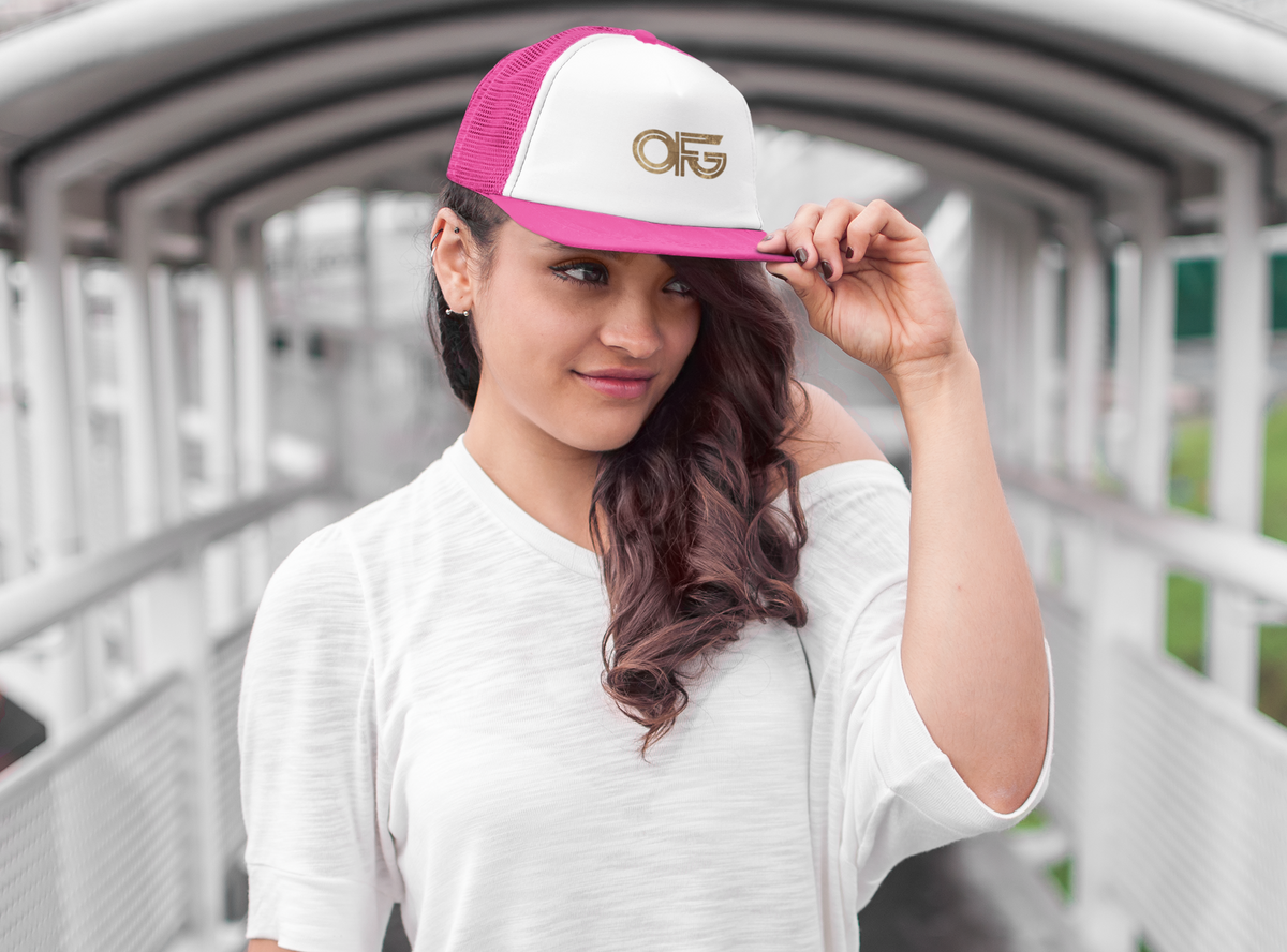 IRONKLD 0FG Trucker Hat--Zero F*cks Given Snapback--Built Under Pressure