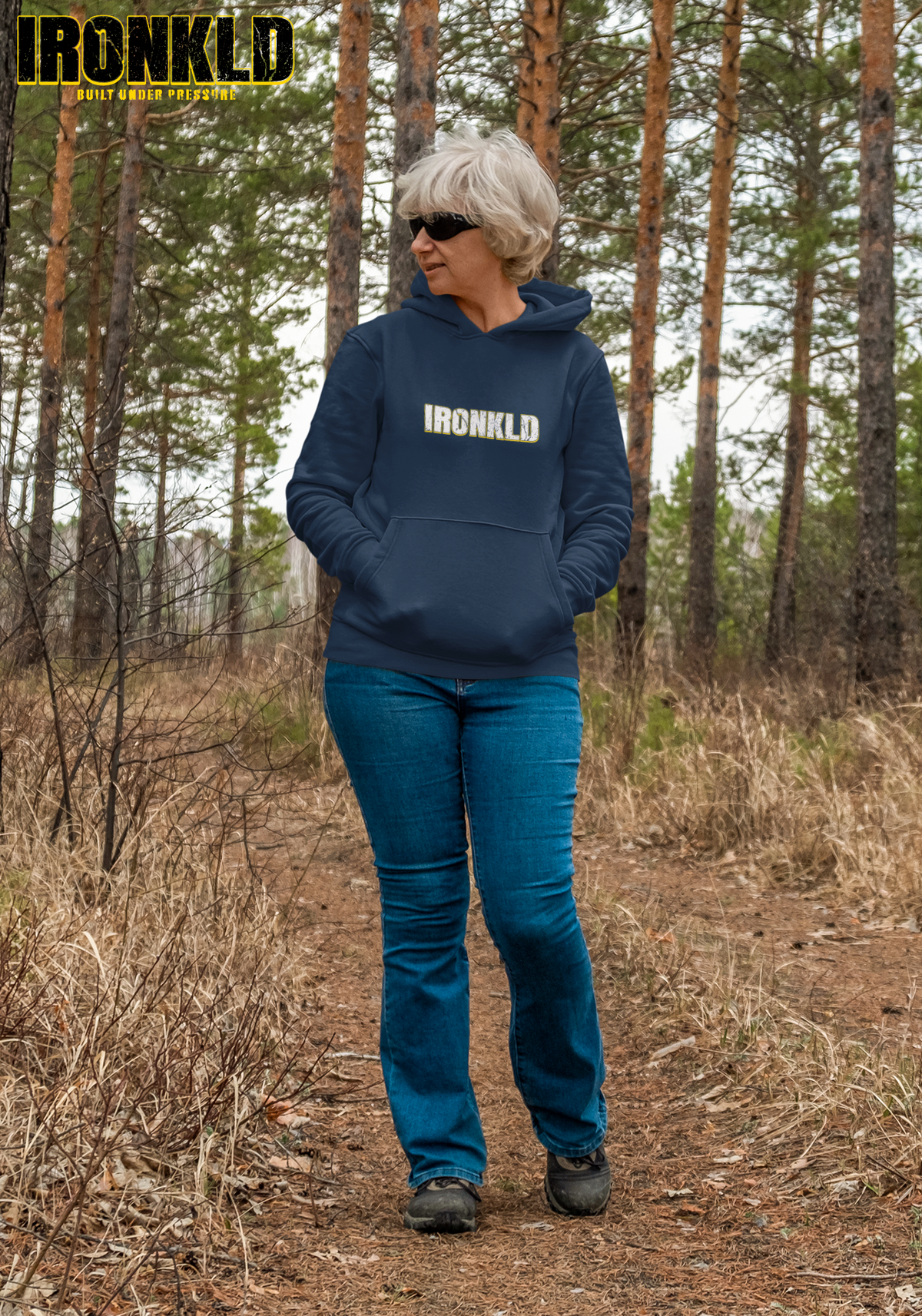 IRONKLD “Built Under Pressure” Unapologetic Streetwear Unisex Heavy Blend Hoodie