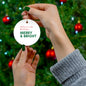 ELECTRICIANS...Make the Holidays Merry & Bright Ceramic Ornament, 2 Shapes