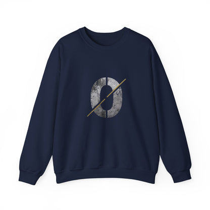“0” Zero Unisex Heavy Blend Sweatshirt – For Those Who Give Zero F*cks - IRONKLD Unapologetic Streetwear